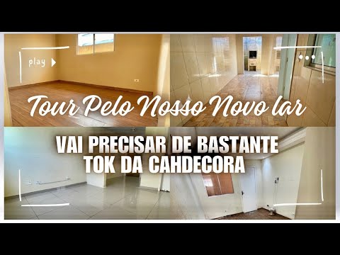 TOUR DO NOSSO NOVO LAR BEM SINCERÃO - VAI PRECISAR DE BASTANTE AJUSTE BY CAHDECORA