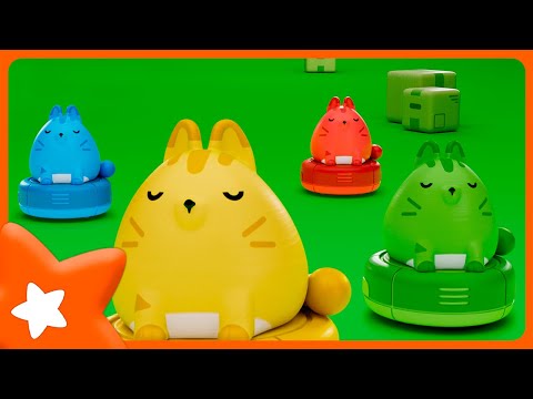 Colores ¡Miau! 🖍️😸| Canciones Infantiles 🌈 Pim Pam Pino