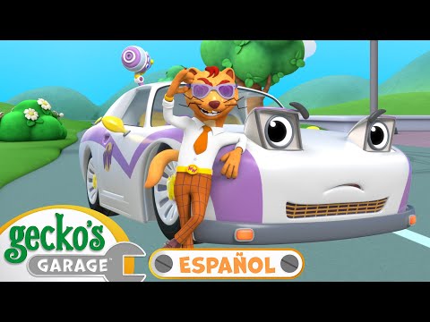 El nuevo auto de la Sr. Comadreja 🚗🐸 Garaje de Gecko | Carros para niños | Videos educativos