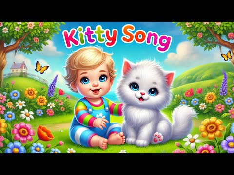 Kitty Song | Kids Song | Fun Nursery Rhymes for kids @SuperDuperkiddostv