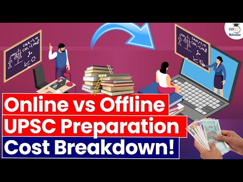 Online vs Offline UPSC Preparation Cost in 2025 | Which is More Affordable | Study IQ Motivation