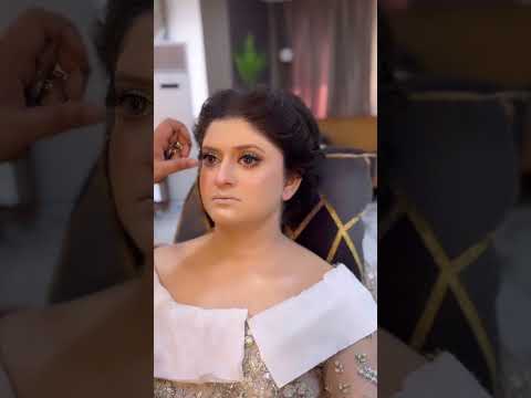 SOFT GALM MAKEUP FOR BRIDE😩😍💄#shortvideo  #makeup tricks #makeuptricks #fatima  beauty vlog