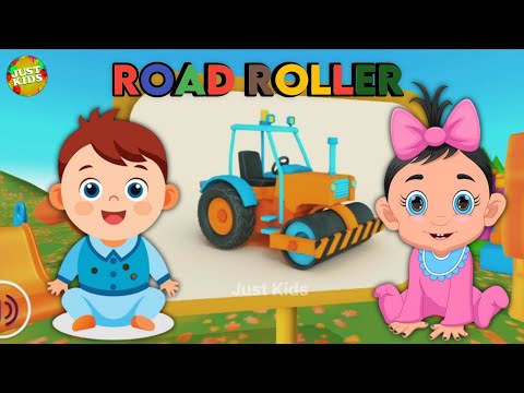 Road Roller Work Cartoon Video | Cartoon Video