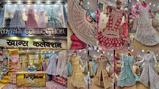 Mohammad Ali Road Lehenga Shopping | Bridal Gown,Peplum Sharara Collection | Khan's Collection