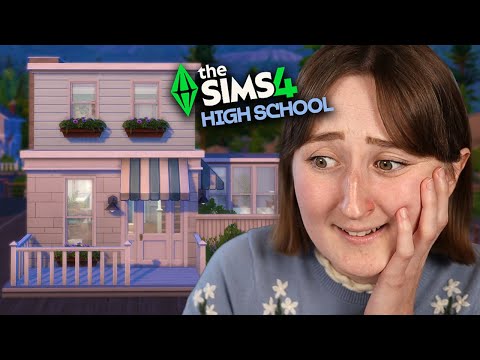 i built a sims house using *ONLY* high school years