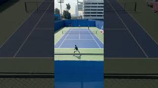Training with top 20 in the world ugo humbert in dubai open.
