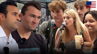 Charlie Kirk and Vivek Ramaswamy Take on Woke Mob at the University of Pittsburgh