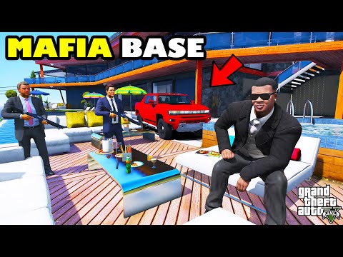 Franklin Upgrade His House To SECRET MAFIA BASE In GTA 5 | SHINCHAN and CHOP