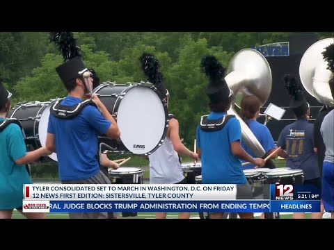YouTube video thumbnail: West Virginia High School Band to Perform in D.C. 4th of July Parade
