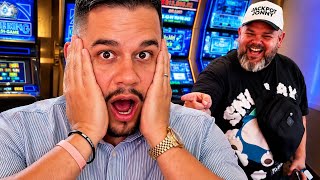 During My LUCKIEST NIGHT EVER My Friend Said "Bet $1,875 ONCE" and It WORKED!!