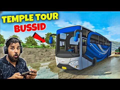 I am Going to Temple Tour - Bus Simulator Indonesia Gameplay | Best Bus Simulator Games for android