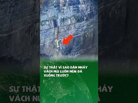 Vì sao dân nhảy vách núi luôn ném đá trước khi nhảy #khampha