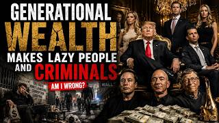 Generational Wealth makes lazy people and criminals am I wrong  #politicalnews #family #finance 