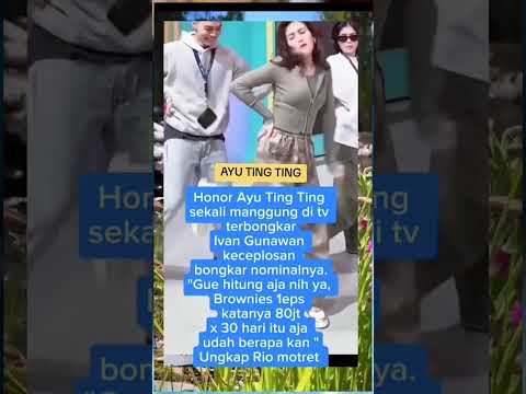 Terbongkar honor Ayu Ting Ting #kabarterbaru #artissiantar #beritaviral #kpop