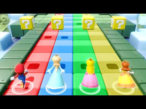 Super Mario Party Minigames - Mario Vs Peach Vs Rosalina Vs Daisy (Master Difficulty)