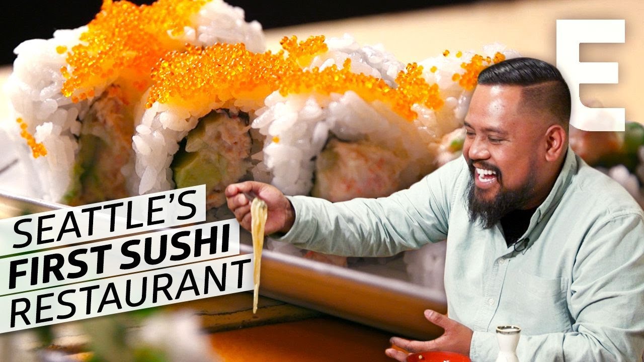 Making Sushi and Sukiyaki at Seattles Oldest Sushi Restaurant Cooking in America