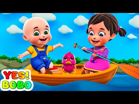 Row Row Your Boat Song | New Compilation| Five Little Ducks +More Yes Bobo Baby Song And Kids Rhymes