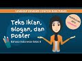 Kuis Pemahaman Teks Iklan, Slogan, dan Poster