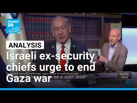 YouTube video thumbnail: Israeli Ex-Security Chiefs Urge Donald Trump to Help End Gaza War