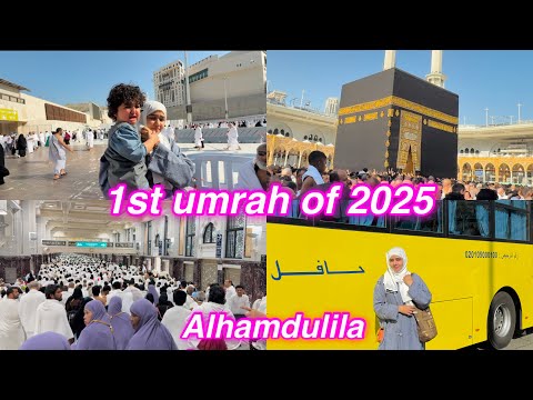 1st umrah of 2025 || Alhamdulilah || Salma Yaseen vlogs