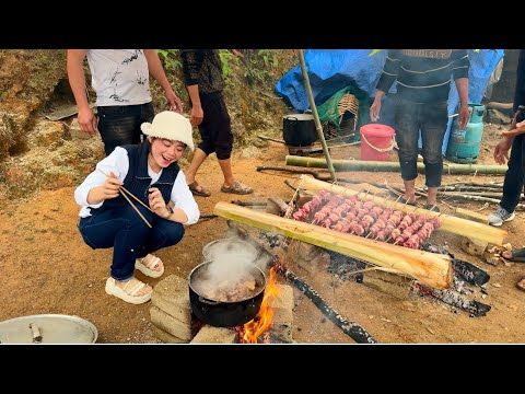 Lên Thôn Đán Dầu nấu Nồi Thịt Kho mời Bà Con cùng A Hải Sapa TV và A Nguyễn Tất Thắng