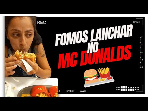 LEVEI ELA PRA LANCHAR NO MC DONALDS/ SERA QUE ELA GOSTA DE COMER? KKK