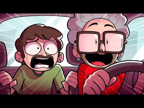 Dirigindo sem enxergar enquanto meu amigo tenta me guiar | Backseat Drivers
