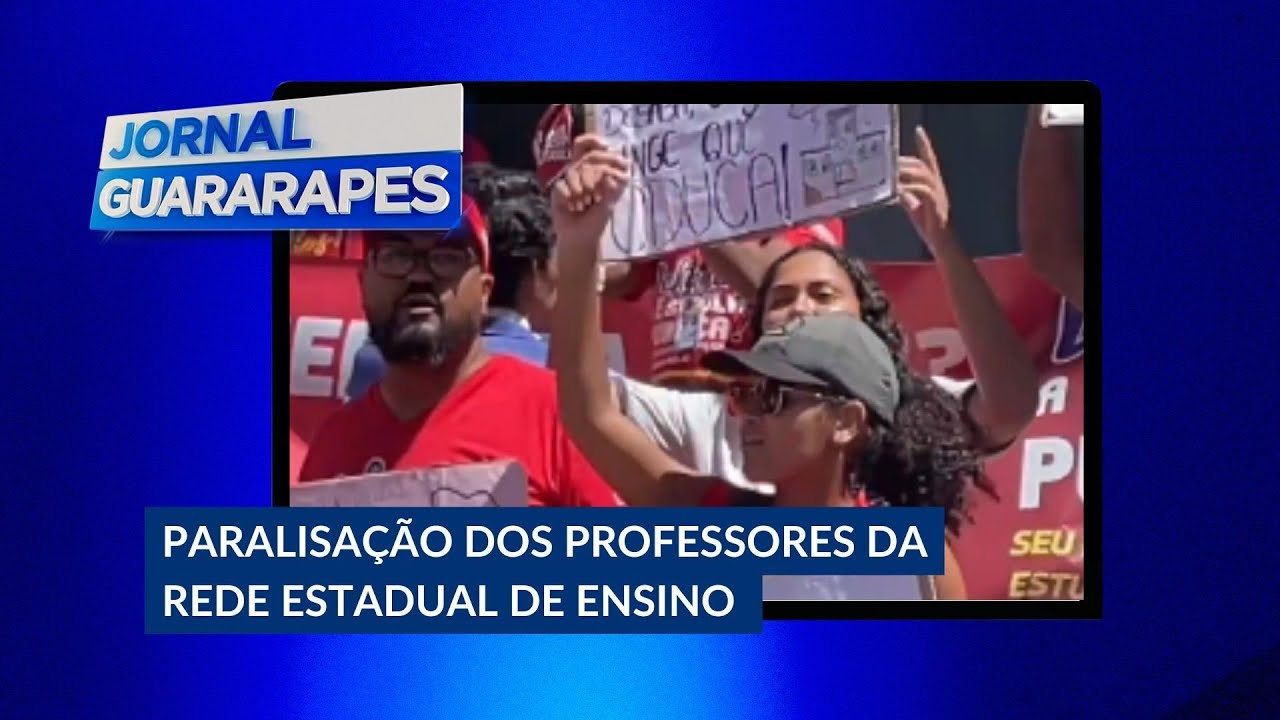 Melhorias nas condi&ccedil;&otilde;es de trabalho s&atilde;o protestadas pelos professores da rede p&uacute;blica