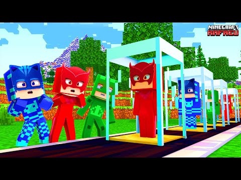 Como é a Máquina de CLONES dos PJ Masks no Minecraft