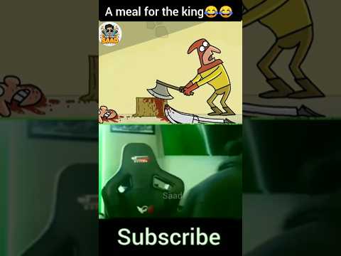 A Meal For The King 😂 #funny #shortfeed #memes #cartoon #funnycomedy #comedyvideo