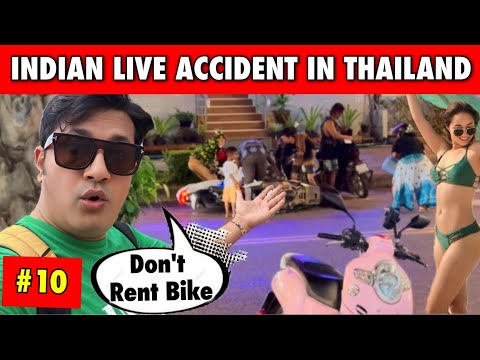 Live Accident Don't Rent Bike in Thailand 🇹🇭 | Krabi Night Market | Krabi Vlog | Thailand Scam