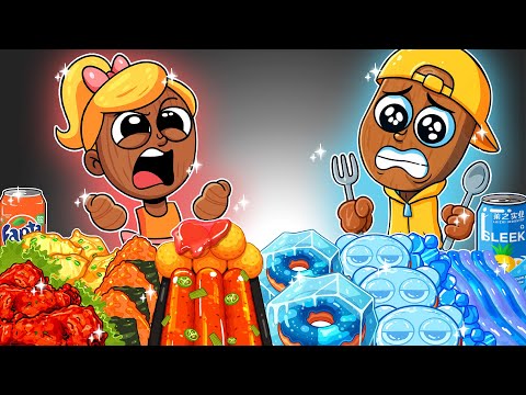 Tung Tung Tung Sahur Eating Hot VS Cold Food Challenge | Animation