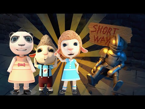 Castle Of Fear And Obstacle Course| Kids Cartoon | Dolly and Friends 3D