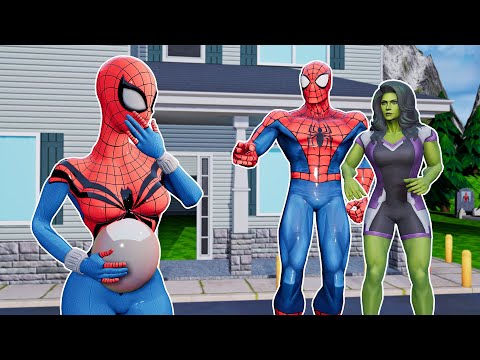 Hulk x Spider Man Who Is Best in Granny House | Funny Horror Animation