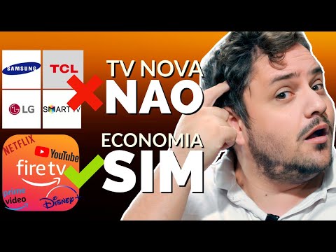 Você NÃO precisa comprar uma NOVA TV 4K para ter NETLFIX e YOUTUBE!