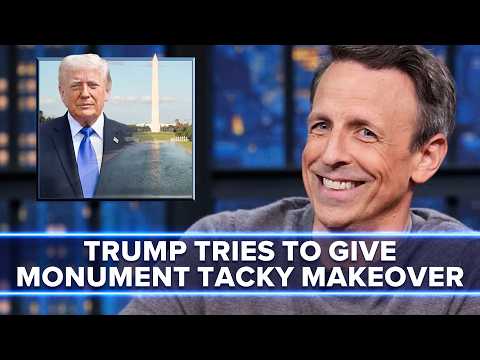 Trump Tries to Give Lincoln Memorial Reflecting Pool a Tacky Makeover