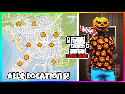 ALLE 200 Kürbis Locations in GTA 5 ONLINE finden🎃 So funktioniert die neue Kürbis Schatzsuche! Orte!