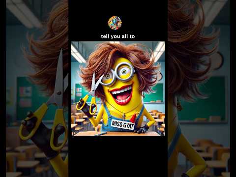 Poor Agnes Gru got a HAIRCUT by Bully Teacher #memes #minions