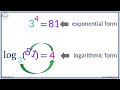 Logarithmic and Exponential Relationships