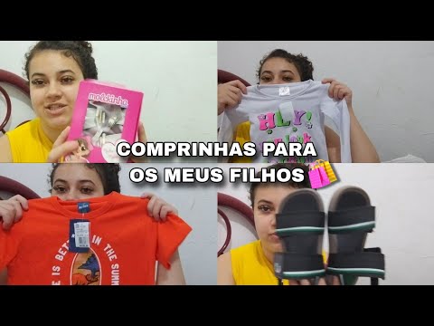 COMPRINHAS DE ROUPAS E CALÇADOS PARA OS MEUS FILHOS 🛍️🥰 ( CASAL EXCELENTE )