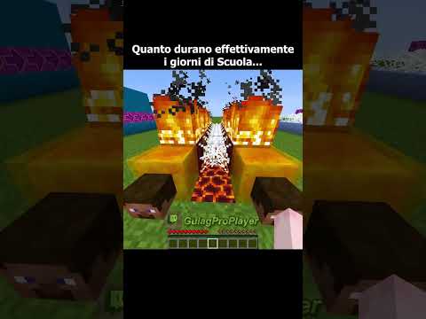 Minecraft logica Giorni di Scuola #minecraft #shorts