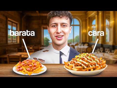 Probé las SALCHIPAPAS de 1$ VS SALCHIPAPAS DE 100$ 😱