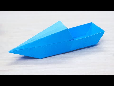 How to Make a Paper Speed Boat that Floats - Speed Boat Origami