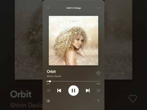 Shirin david orbit offical musicviedio!!!