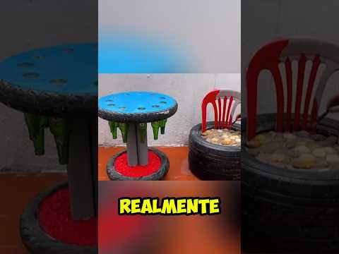 "De Llantas y Botellas a Muebles" #shorts #shortvidéo