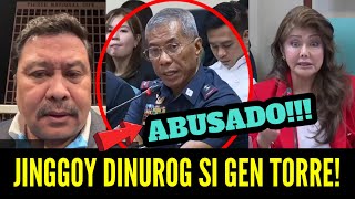 JINGGOY DINUROG si GENERAL TORRE! GINISA ng MATINDI sa SENADO ANG ABUSADO NA PAGARESTO KAY FPRRD!