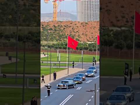الفخامة والرقي لحظة وصول الاميرات الى مسرح الرباط الكبير 🇲🇦❤️
