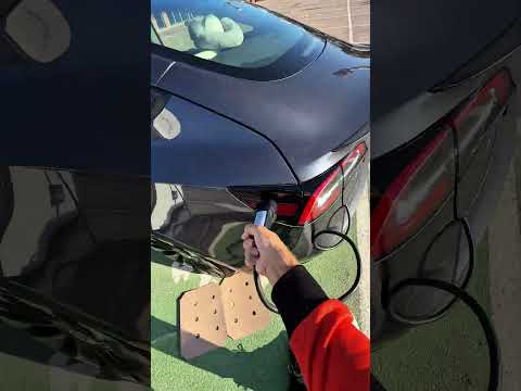 It charges faster through the power bank #tesla