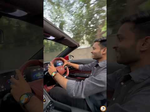 Driving MG Cyberster for the first time !!!🏎️✈️