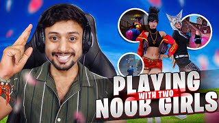 RG GAMER PLAYING WITH TWO GIRLS 😂 FREE FIRE